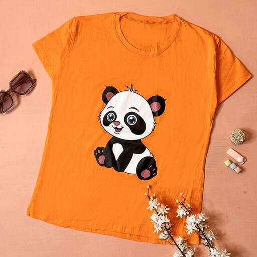 تیشرت دخترانه پاندا عروسکی جنس نخ پنبه با کیفیت عالی